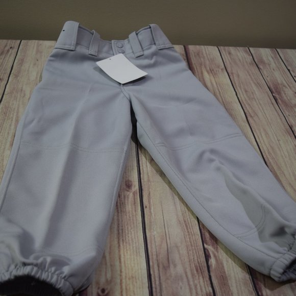 Mizuno Youth Small Gray Baseball Pants 